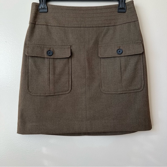 LOFT Utility A Line Skirt with Front Pockets - Picture 11 of 11